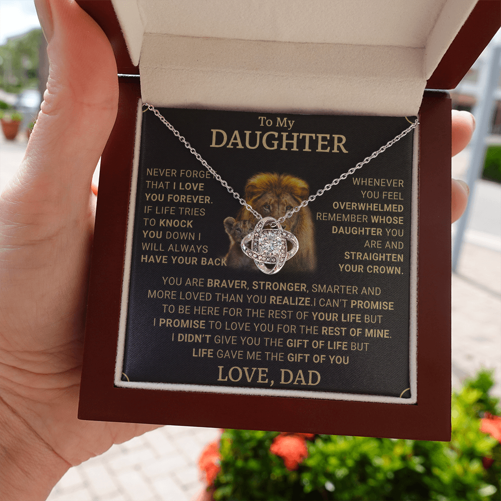 Gift for Daughter from Dad - A Beautiful Father-Daughter Necklace - gifts daughter