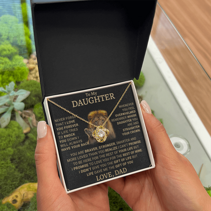 Gift for Daughter from Dad - A Beautiful Father-Daughter Necklace - gifts daughter