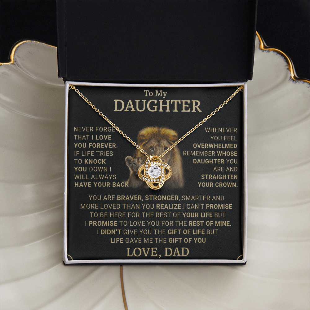 Gift for Daughter from Dad - A Beautiful Father-Daughter Necklace - gifts daughter