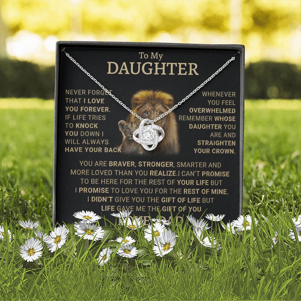 Gift for Daughter from Dad - A Beautiful Father-Daughter Necklace - gifts daughter