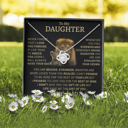 Gift for Daughter from Dad - A Beautiful Father-Daughter Necklace - gifts daughter