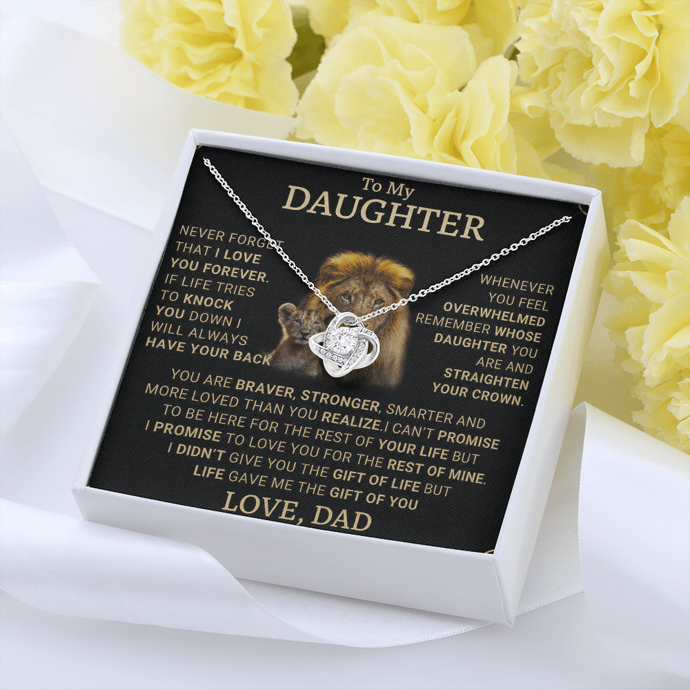 Gift for Daughter from Dad - A Beautiful Father-Daughter Necklace - gifts daughter