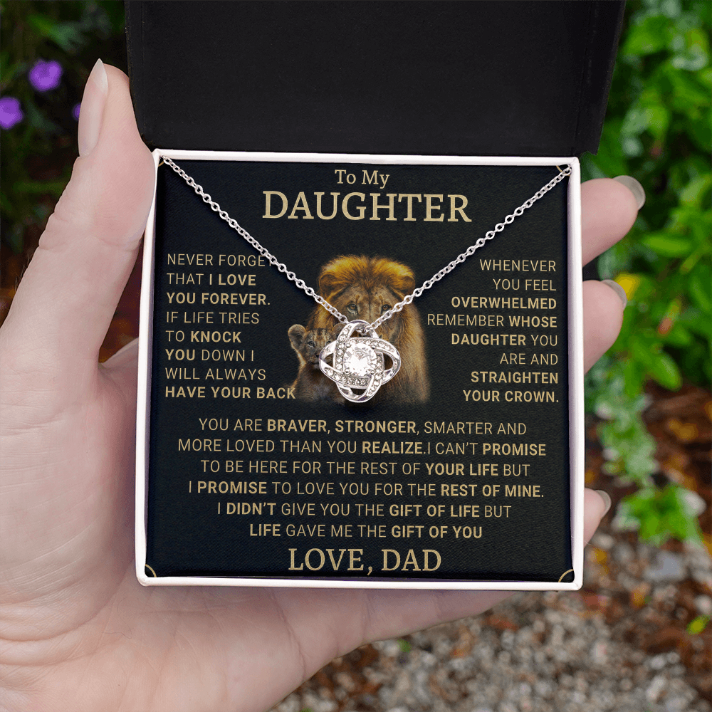 Gift for Daughter from Dad - A Beautiful Father-Daughter Necklace - gifts daughter