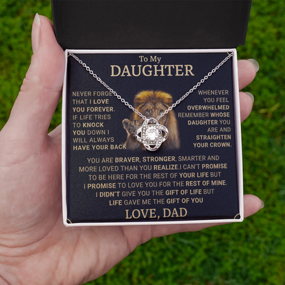 Gift for Daughter from Dad - A Beautiful Father-Daughter Necklace - gifts daughter
