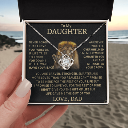 Gift for Daughter from Dad - A Beautiful Father-Daughter Necklace - gifts daughter