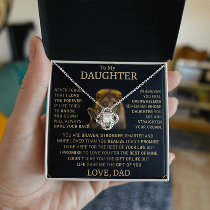 Gift for Daughter from Dad - A Beautiful Father-Daughter Necklace - gifts daughter