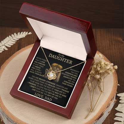 Gift for Daughter from Dad - A Beautiful Father-Daughter Necklace - gifts daughter