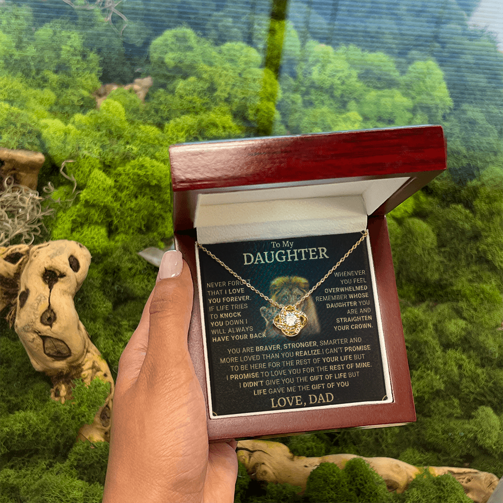 Gift for Daughter from Dad - A Beautiful Father-Daughter Necklace - gifts daughter