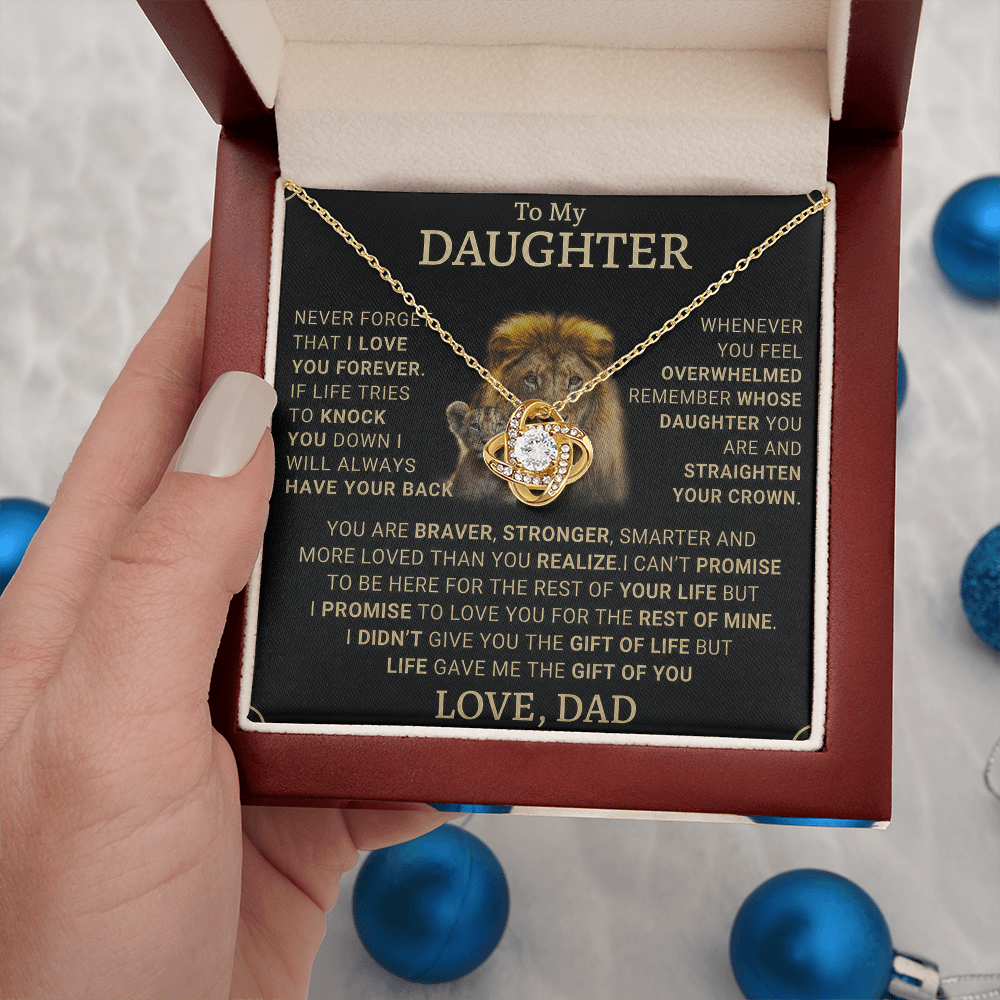 Gift for Daughter from Dad - A Beautiful Father-Daughter Necklace - gifts daughter
