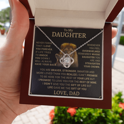 Gift for Daughter from Dad - A Beautiful Father-Daughter Necklace - gifts daughter