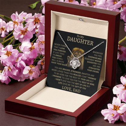 Gift for Daughter from Dad - A Beautiful Father-Daughter Necklace - gifts daughter